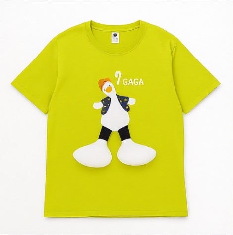 韓版短袖 立體卡通公仔T恤