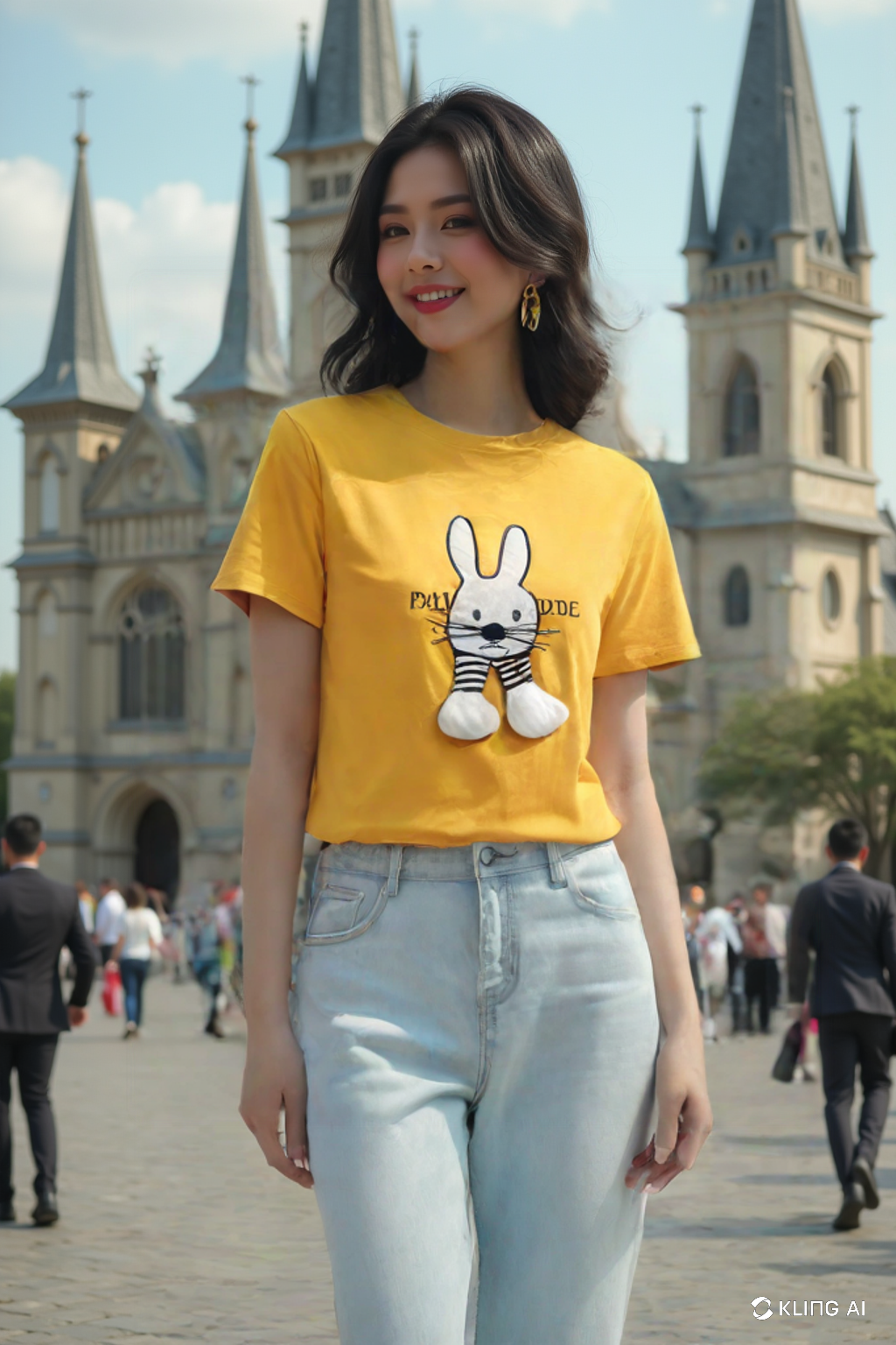 韓版 立體卡通T恤